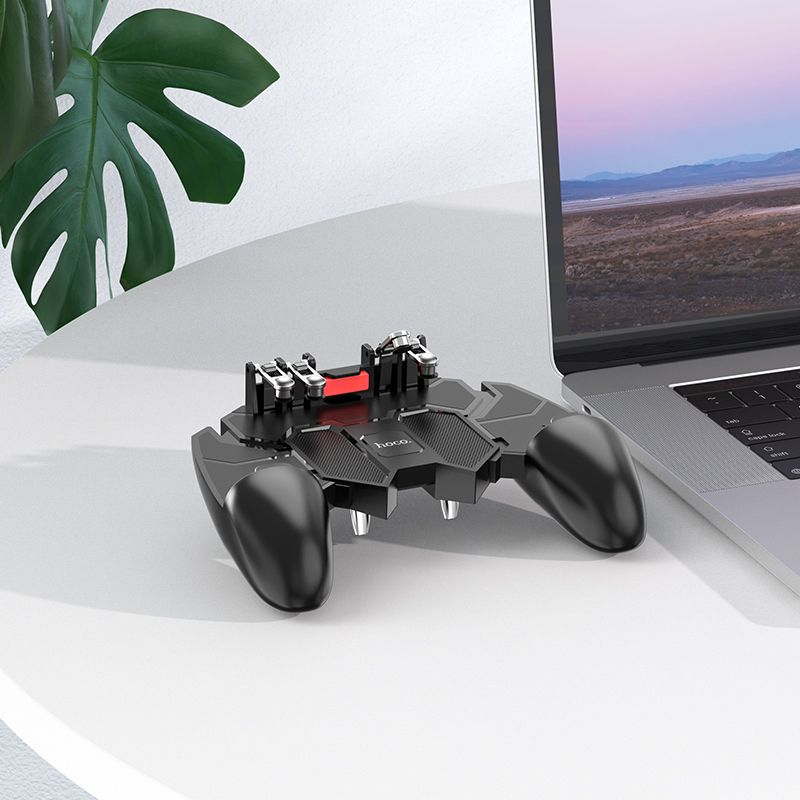 Game controller for phone Hoco GM7 six finger black