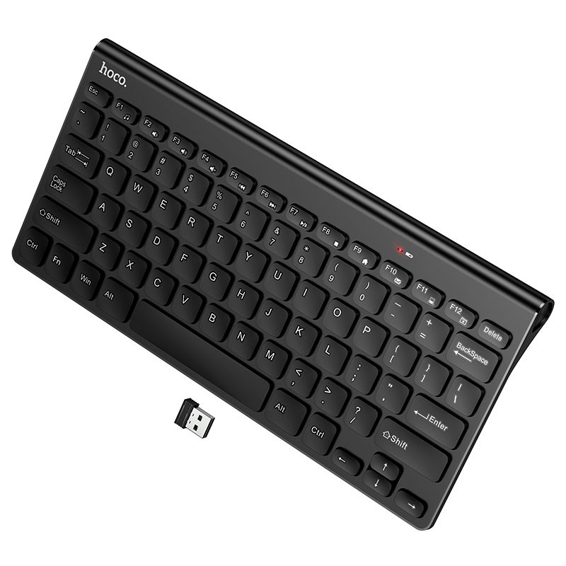 Wireless keyboard 2.4G QWERT Hoco GM70 black