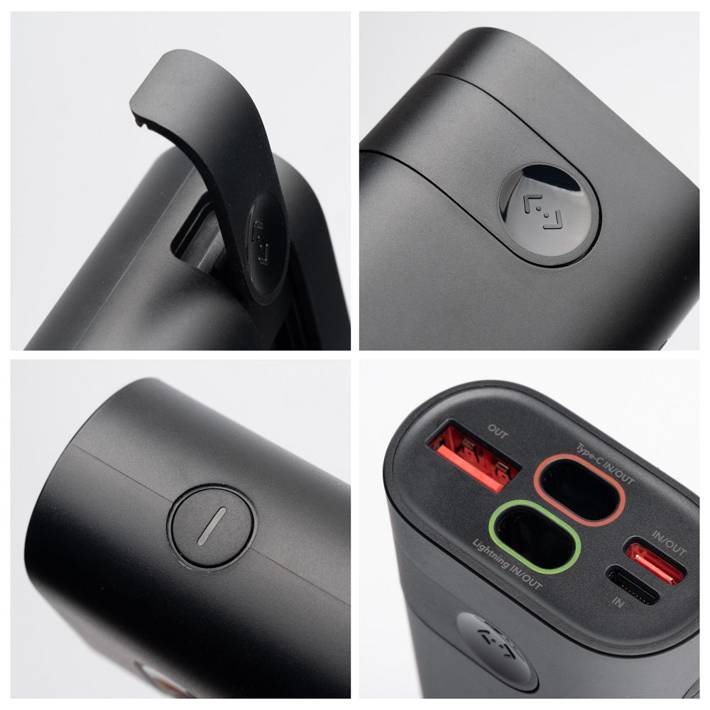 Powerbank Forcell F-Energy F10K4 PD QC3.0 3A 22,5W 10000 mAh compatible with Apple Watch black