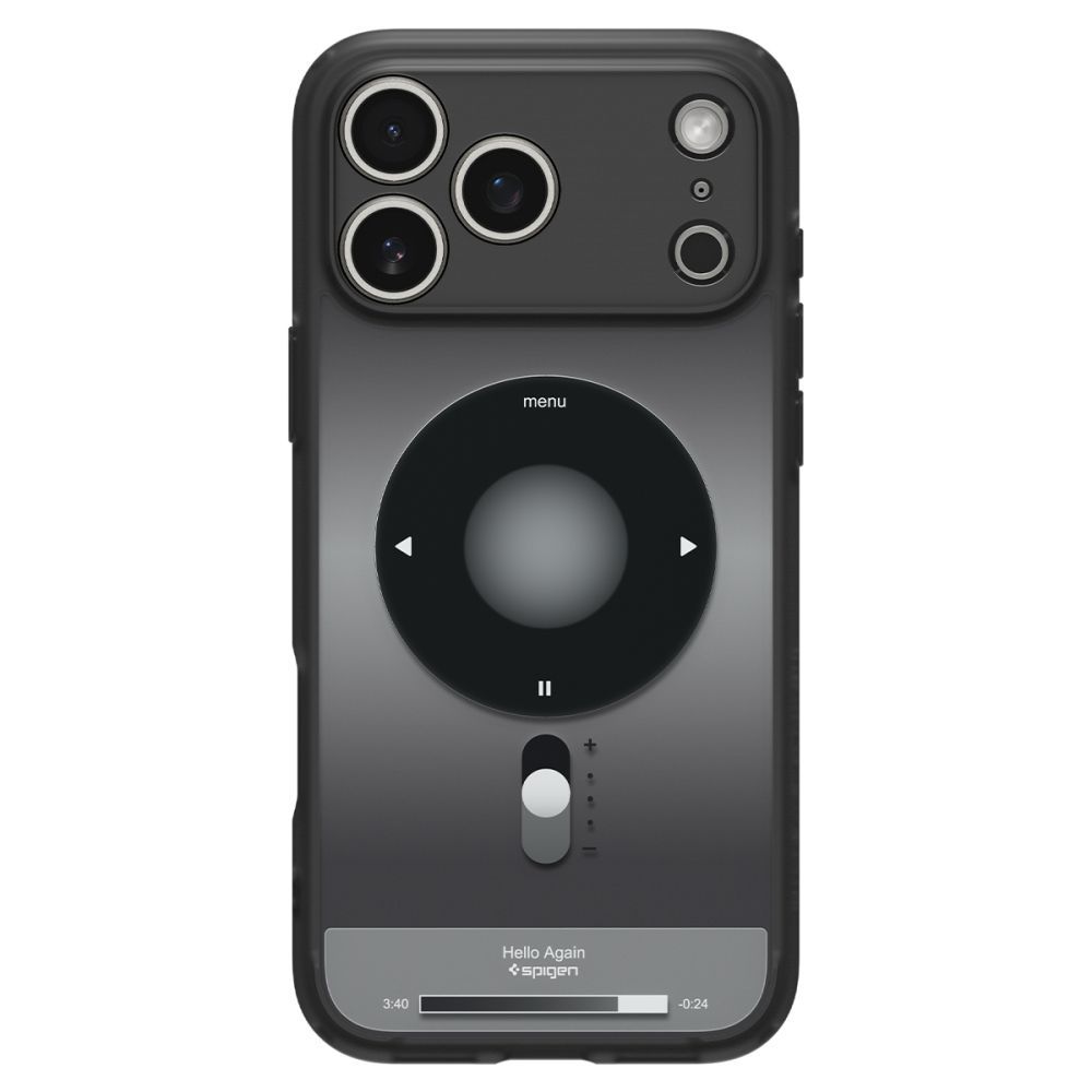 SPIGEN case ULTRA HYBRID compatible with MagSafe for IPHONE 17 Pro/18 Pro classic black