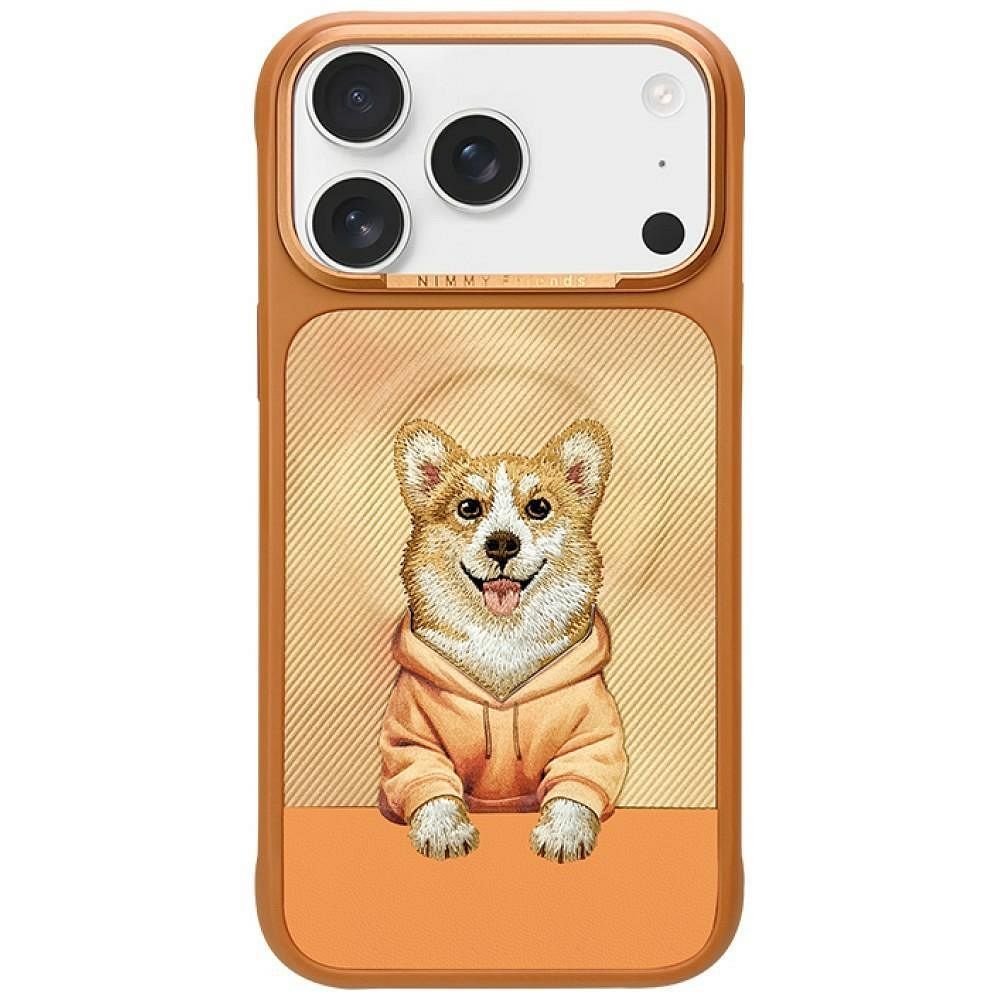 NIMMY case GENTLE PETS SERIES DOG compatible with MagSafe for IPHONE 18 Pro/17 Pro orange