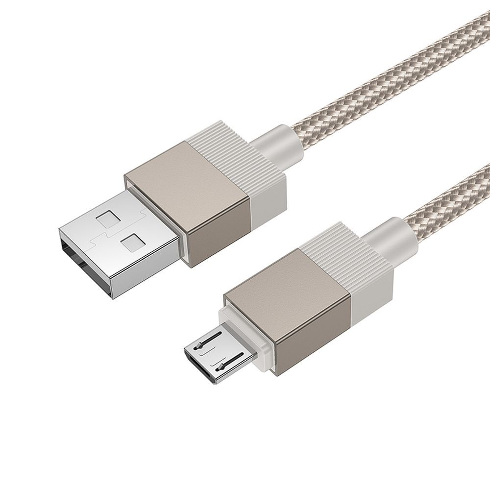 Kabel USB A do Micro USB Hoco 2,4A 1 m X110 złoty