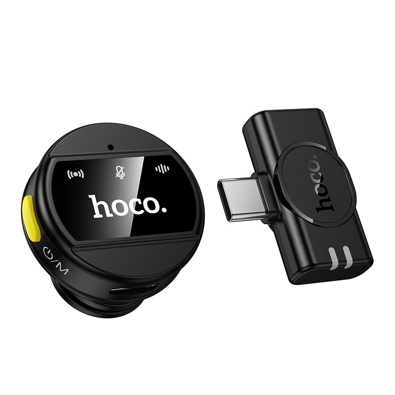 Wireless microphone USB C Hoco L21 black