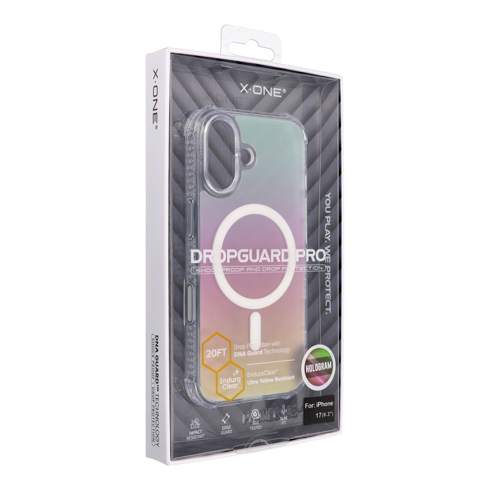 X-ONE Dropguard Pro compatible with MagSafe for iPhone 17 hologram