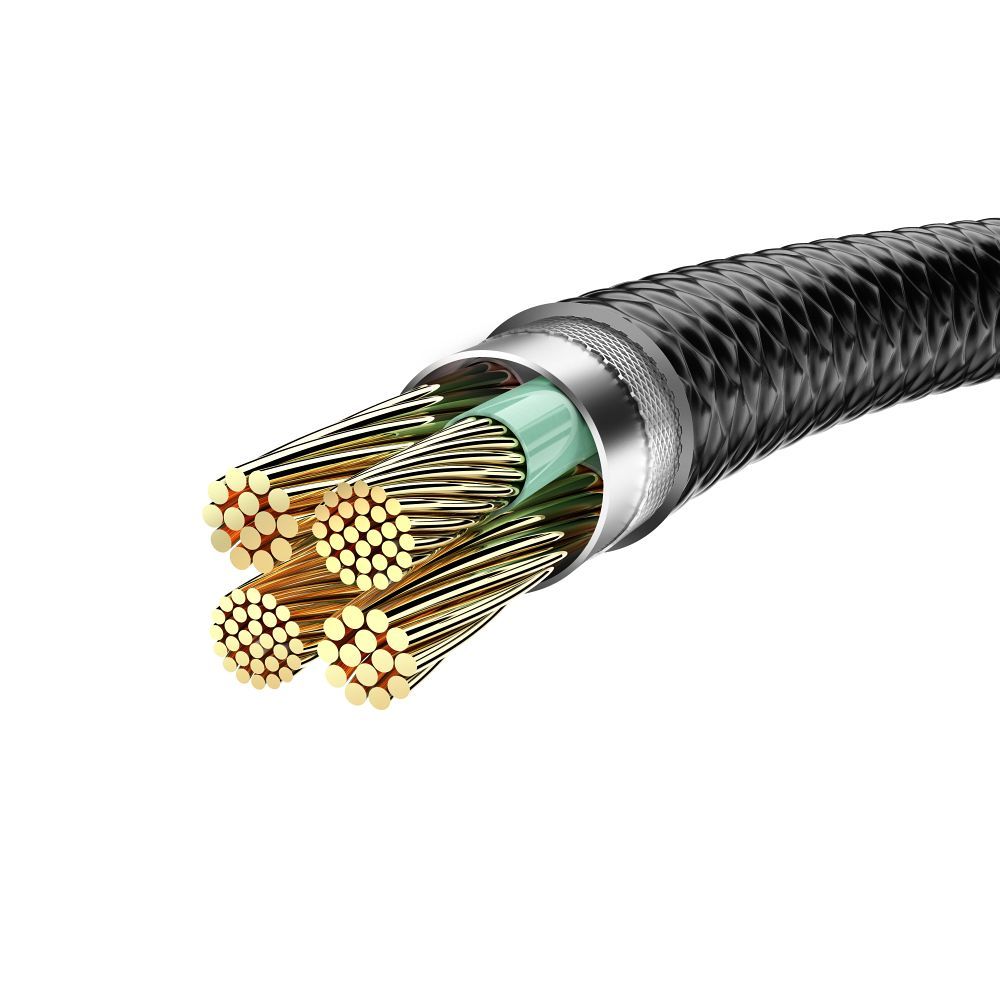 VEGER kabel USB A do Lightning 2,4A V105 1,2 m czarny