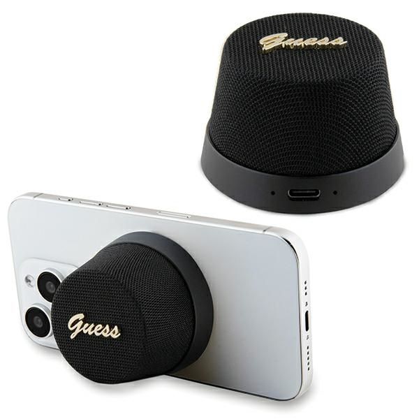 Wireless speaker Guess Magnetic Script Metal GUWSC3ALSMK black