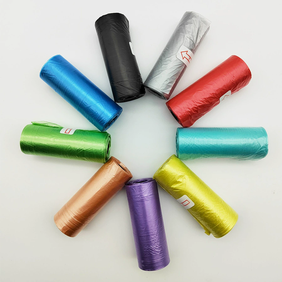 Worki na foliowe na psie odchody 10 rolek żółte