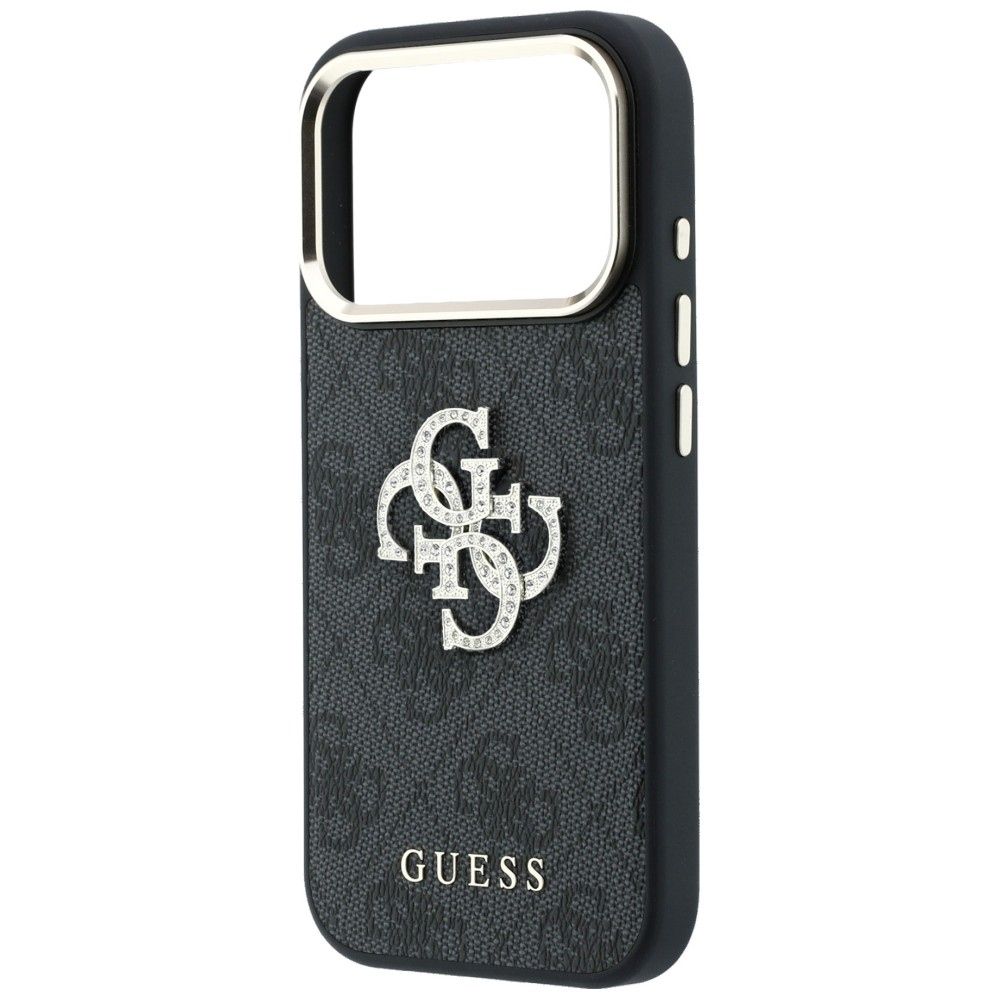 Case for IPHONE 18 Pro /17 Pro (Big Strass Logo 4G) brown