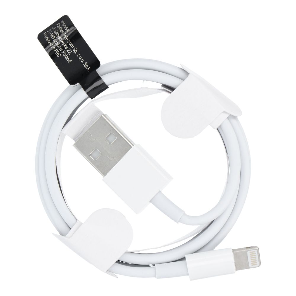 Kabel USB A do Lightning HD5 1 m biały