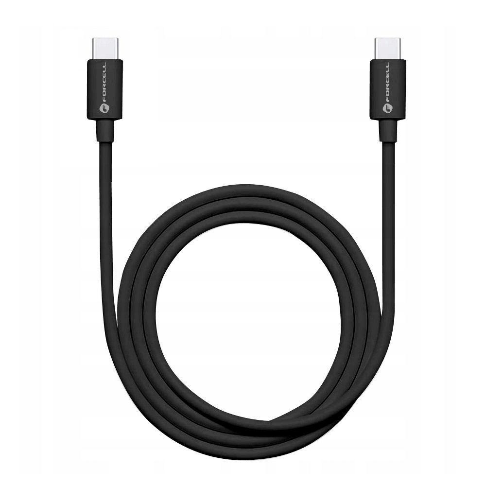 Kabel USB C do USB C Forcell F-Energy QC PD Tuba 1 m C293 czarny