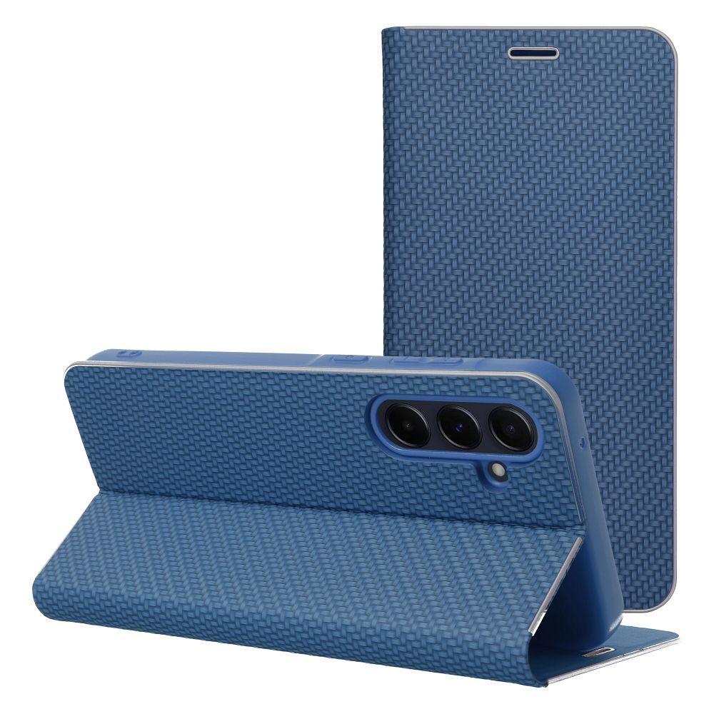 Flip case for Xiaomi Redmi 15C (173,16 x 81,07 x 8,2) Luna Book Carbon blue