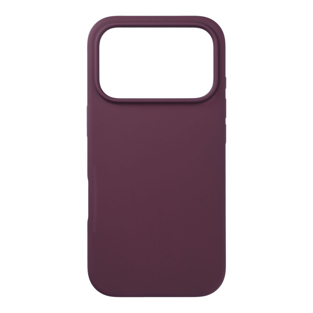 Case for iPhone 18 Pro / 17 Pro Silicone 2mm (camera protection) dark cherry