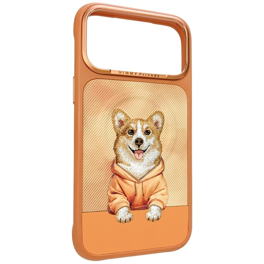 NIMMY case GENTLE PETS SERIES DOG compatible with MagSafe for IPHONE 18 Pro Max/17 Pro Max orange