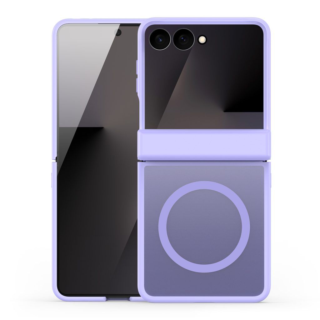 DUX DUCIS case YIND compatible with MagSafe for SAMSUNG Z Flip 8 light purple