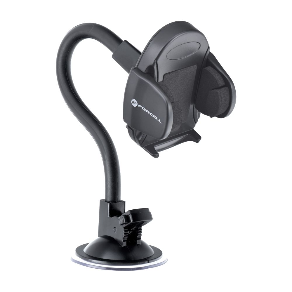 Autodržač FORCELL F-Grip Oval 27cm windshield/dashboard/air vent crni