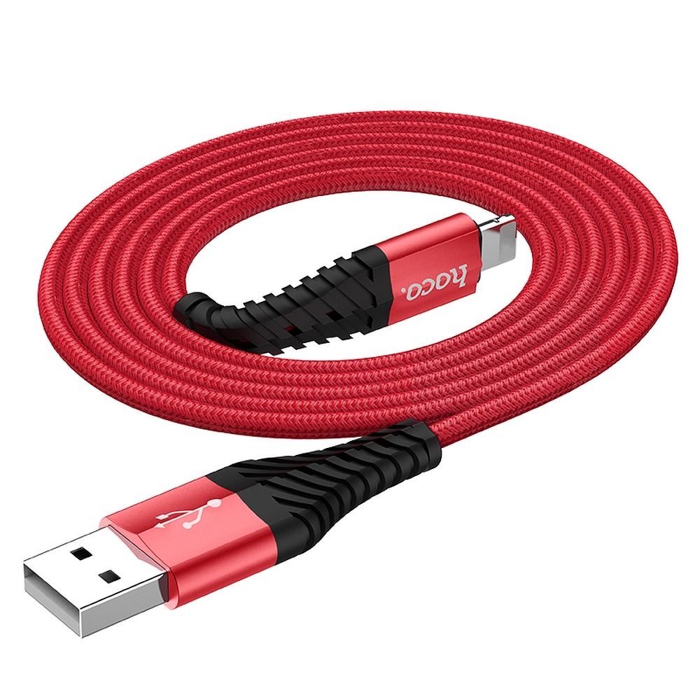 Kabel USB A do Lightning Hoco 2,4A 1 m X38 czerwony