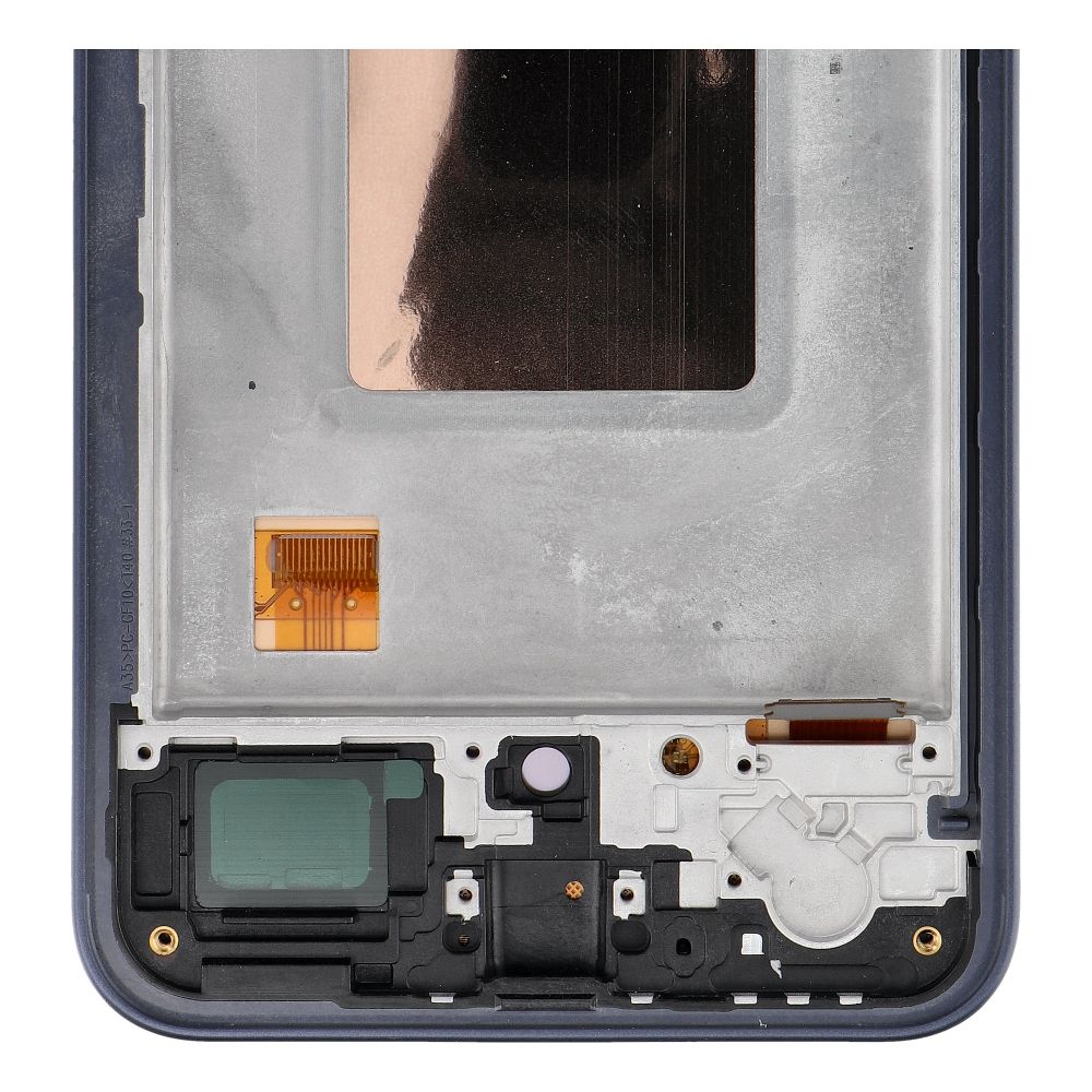 REWA lcd display for SAMSUNG A35 OLED black with frame