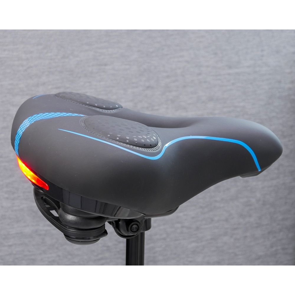 Siodełko rowerowe z wbudowaną lampką LED FSBSD-232-1 czarne