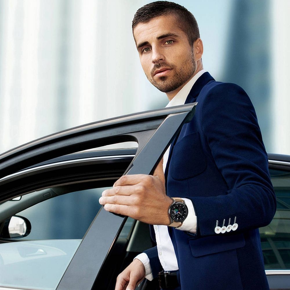 DUX DUCIS pasek MILANESE magnetyczny ze stali nierdzewnej 22 mm złoty