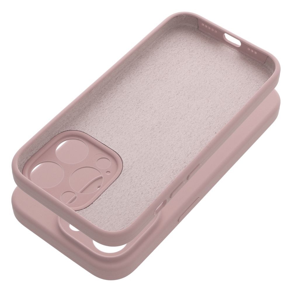 Futerał SILICONE 2mm do IPHONE 14 Pro pudrowy róż