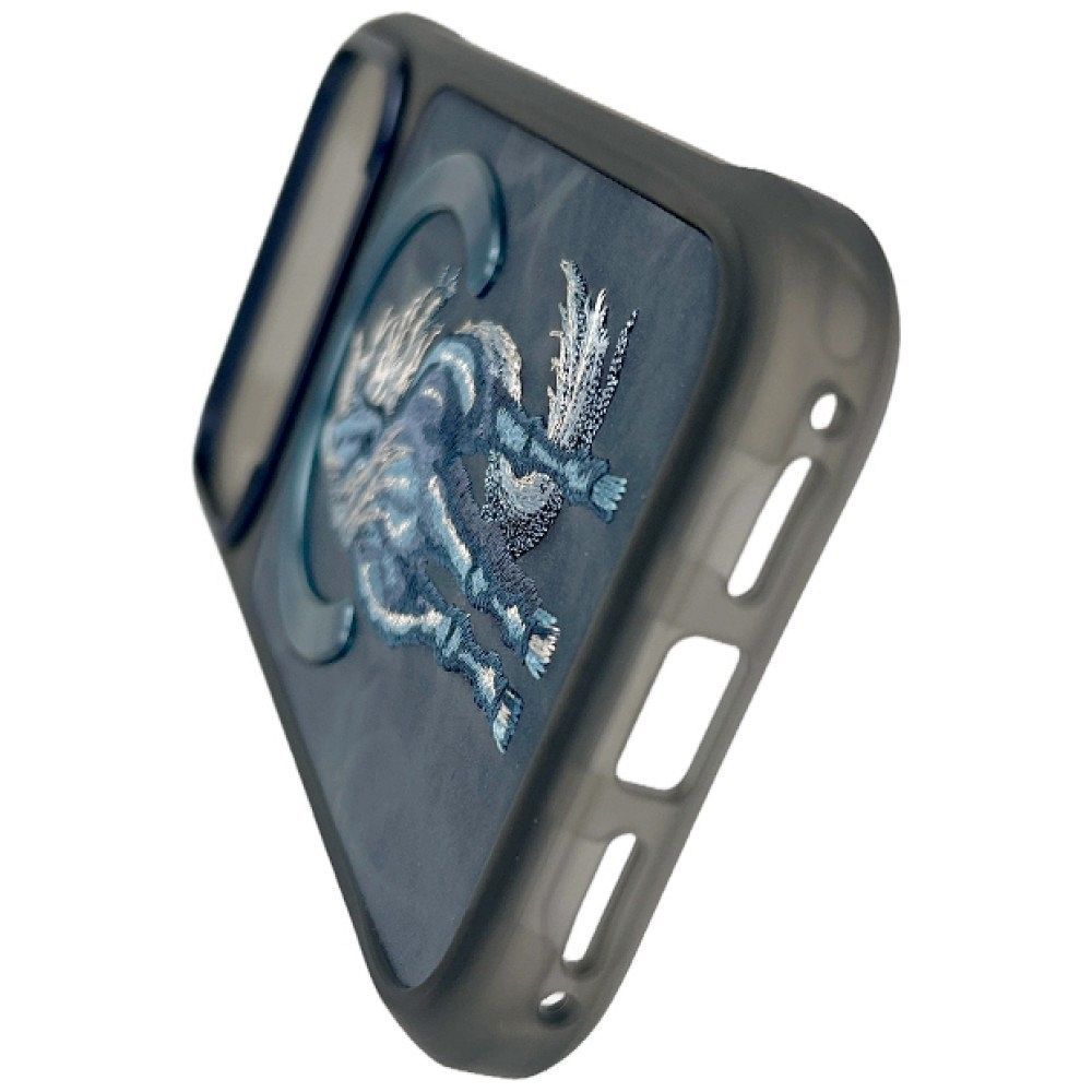 NIMMY case MAGNETIC FANTASY ANIMAL UNICORN compatible with MagSafe for IPHONE 18 Pro Max/17 Pro Max blue