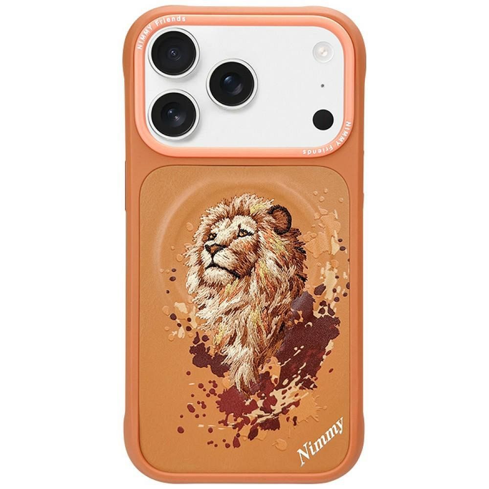 NIMMY case LION compatible with MagSafe for IPHONE 18 Pro/17 Pro orange