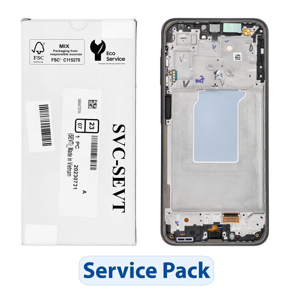 ServicePack LCD Display SAMSUNG A26 5G A266B Black GH82-37049A