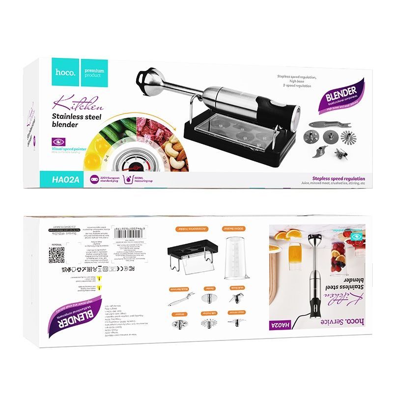 Blender Hoco 400W HA02A stainless steel