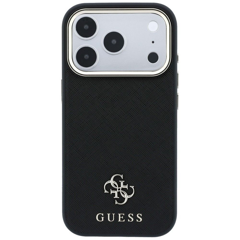 Case for IPHONE 18 Pro Max/17 Pro Max compatible with MagSafe (Saffiano Small 4G & Classic Logo) back