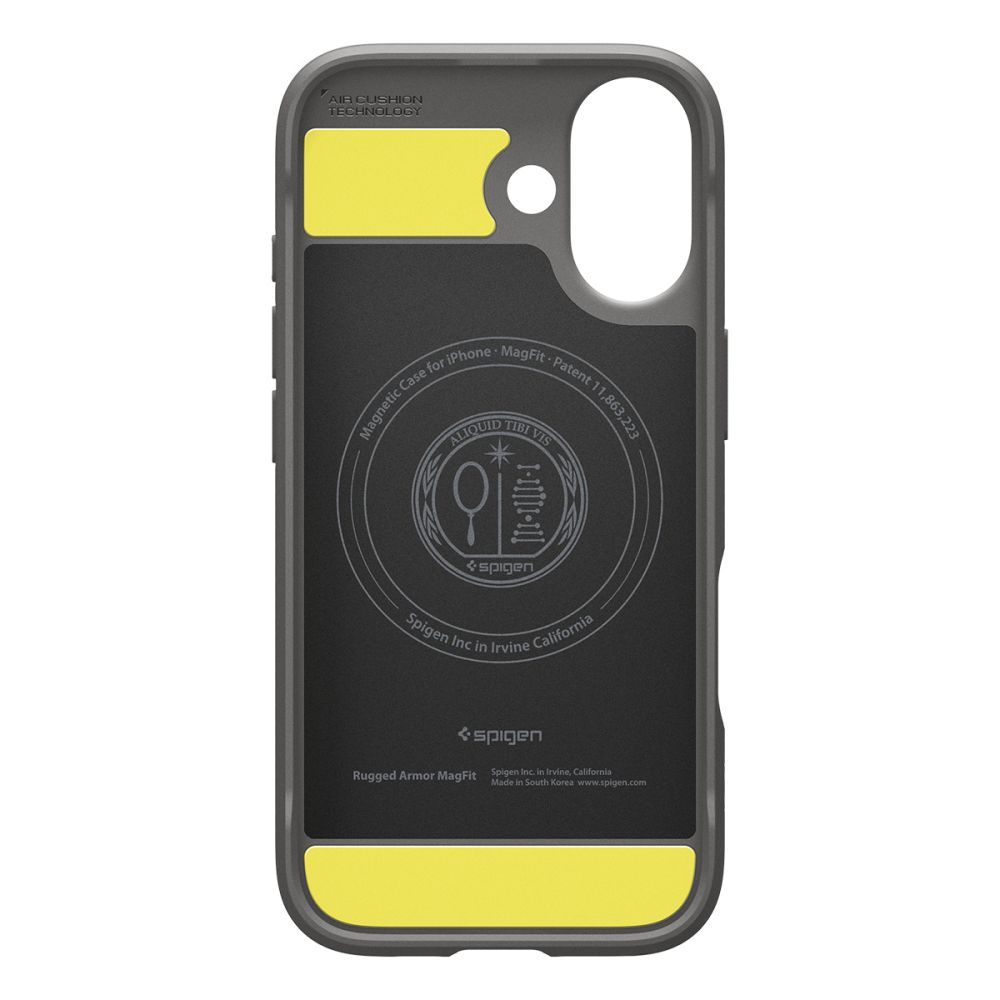 SPIGEN case RUGGED ARMOR MAG compatible with MagSafe for IPHONE 17 gray