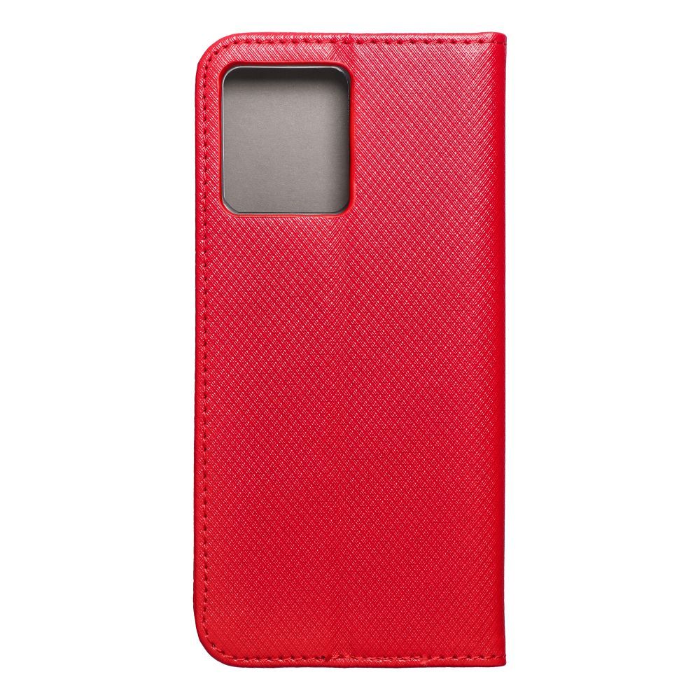 Kabura SMART CASE Book do MOTOROLA G84 czerwony