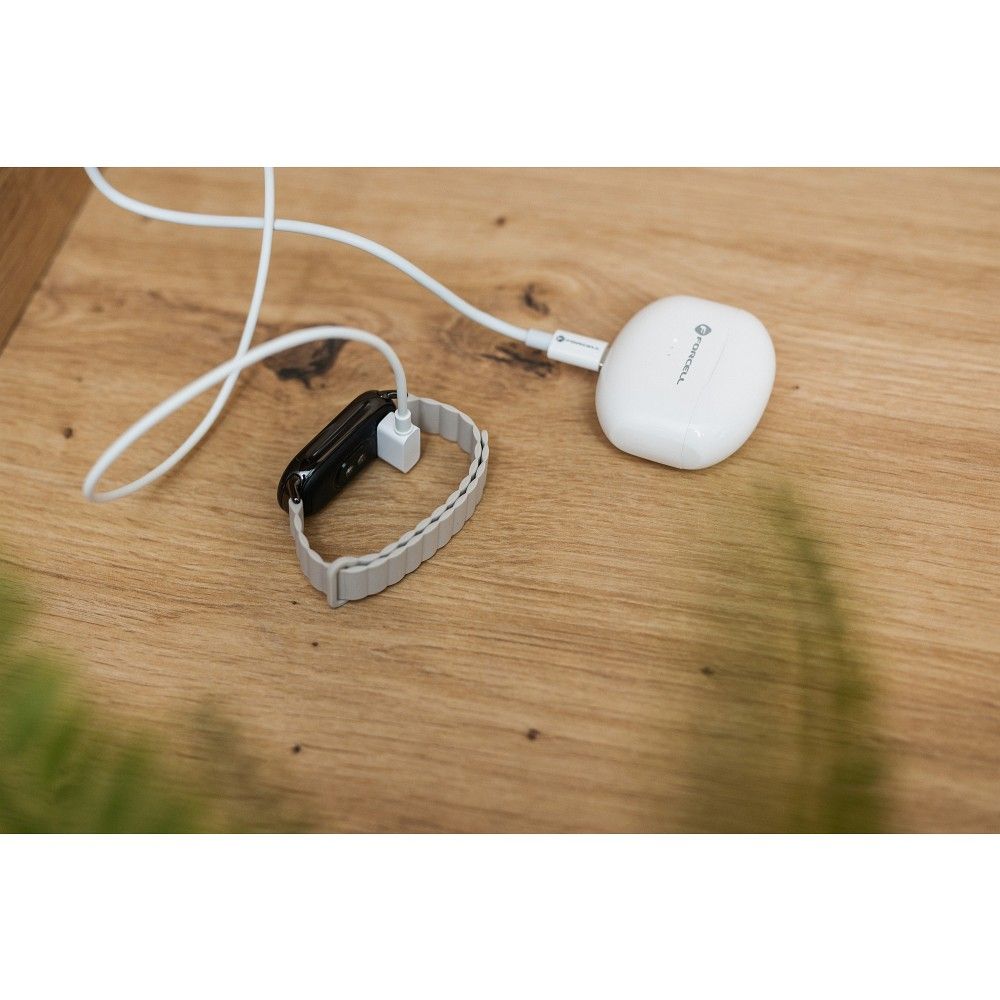 Pasek do Mi Band 8 Xiaomi Forcell F-Design FX8 sprzączka silikon czarny