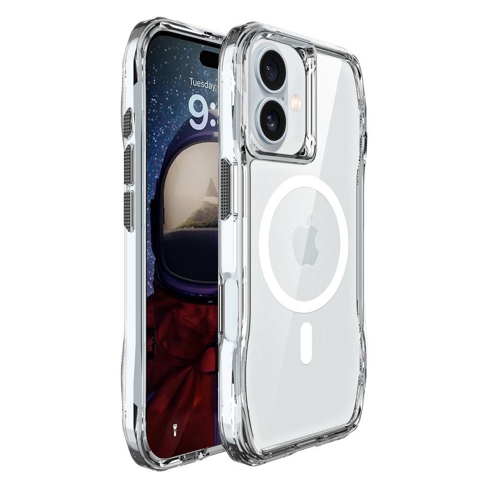 ROAR case SLIM DEFENDER compatible with MagSafe for IPHONE 18 Pro / 17 Pro transparent