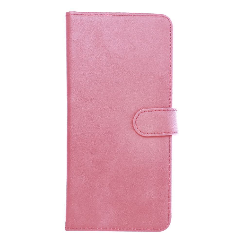 Universal book case COMMON size L for IPHONE 6 PLUS / 7 PLUS / 8 PLUS / XS MAX / 11 PRO MAX / SAMSUNG S20 FE / S21 FE / S10 PLUS / A10 / A32 / A54 / XIAOMI 12 LITE / HUAWEI P30 PRO pink