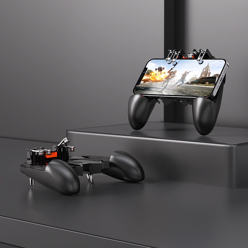 Game controller for phone Hoco GM7 six finger black
