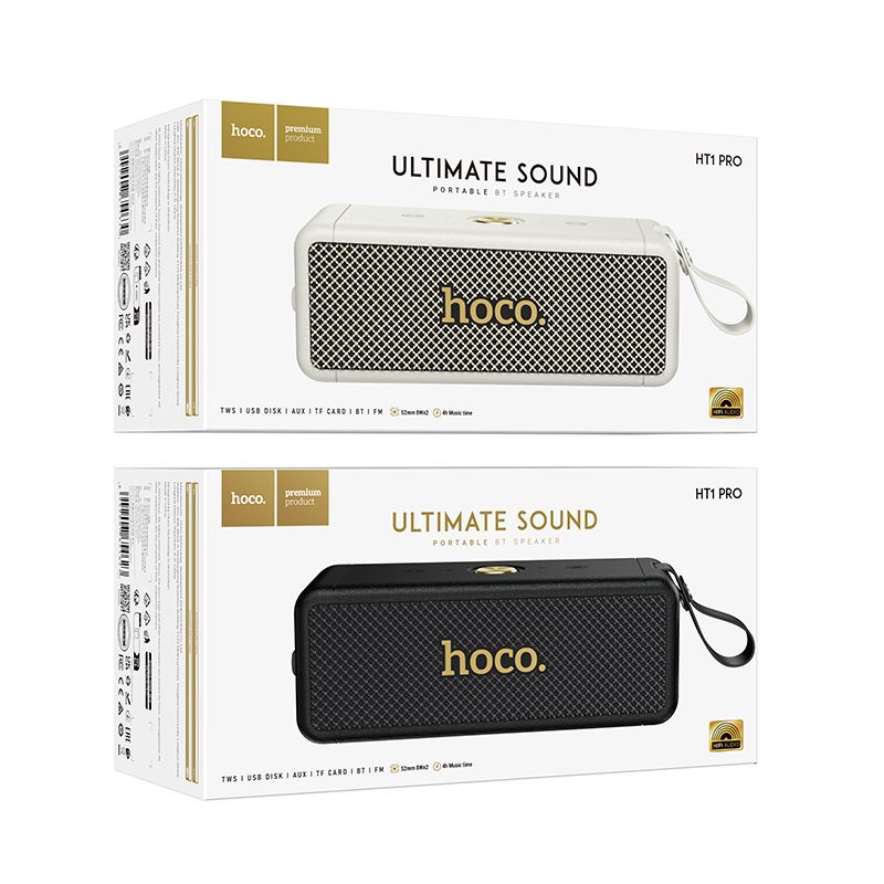 Wireless speaker 2x 8W 4h Hoco HT1 Pro black