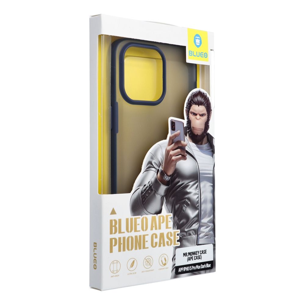 BLUEO APE Phone Case - Apple iPhone 15 Pro Max niebieski