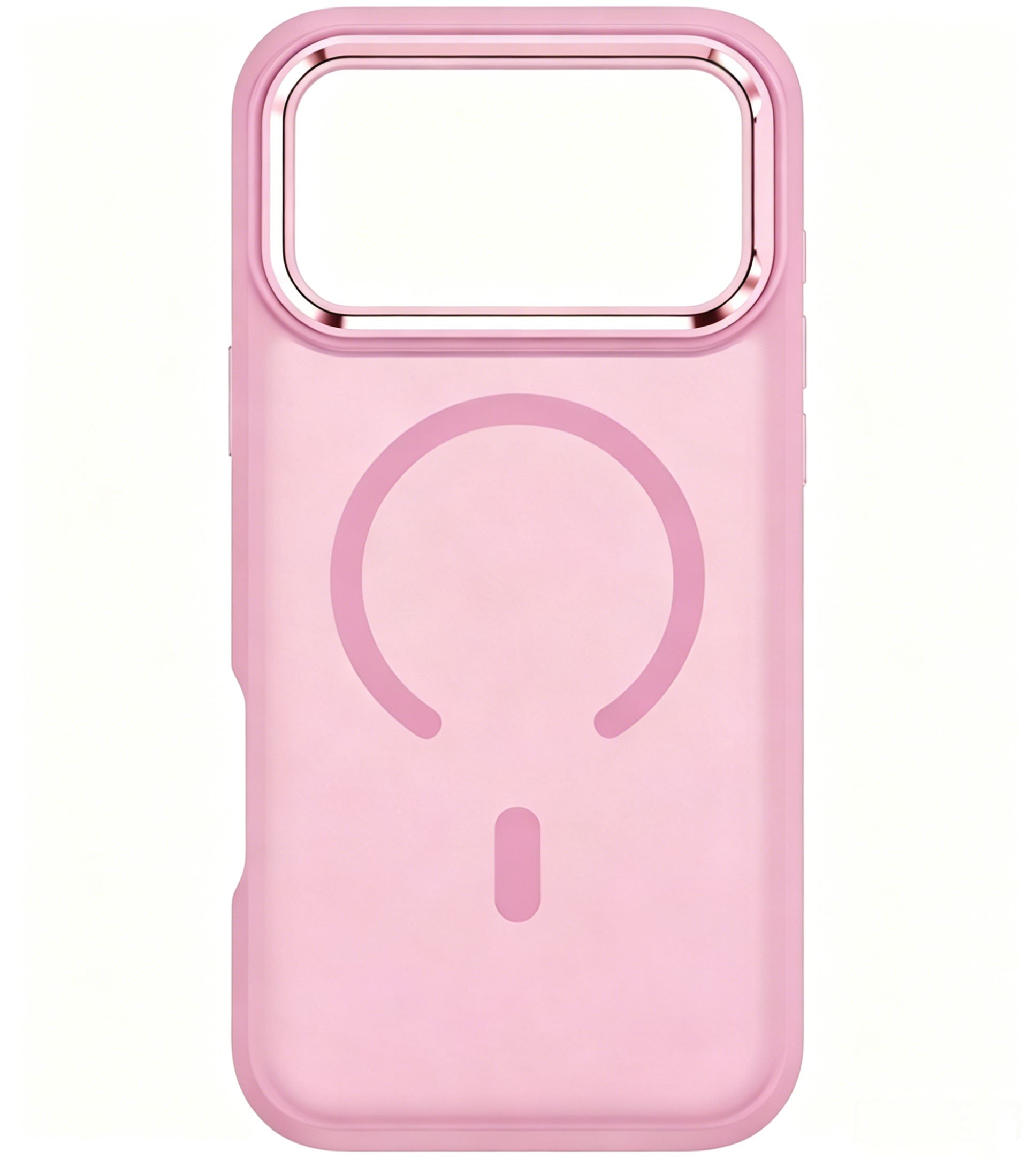 Case for iPhone 18 Pro / 17 Pro Forcell F-Protect Smoke Hybrid Premium compatible with MagSafe pink