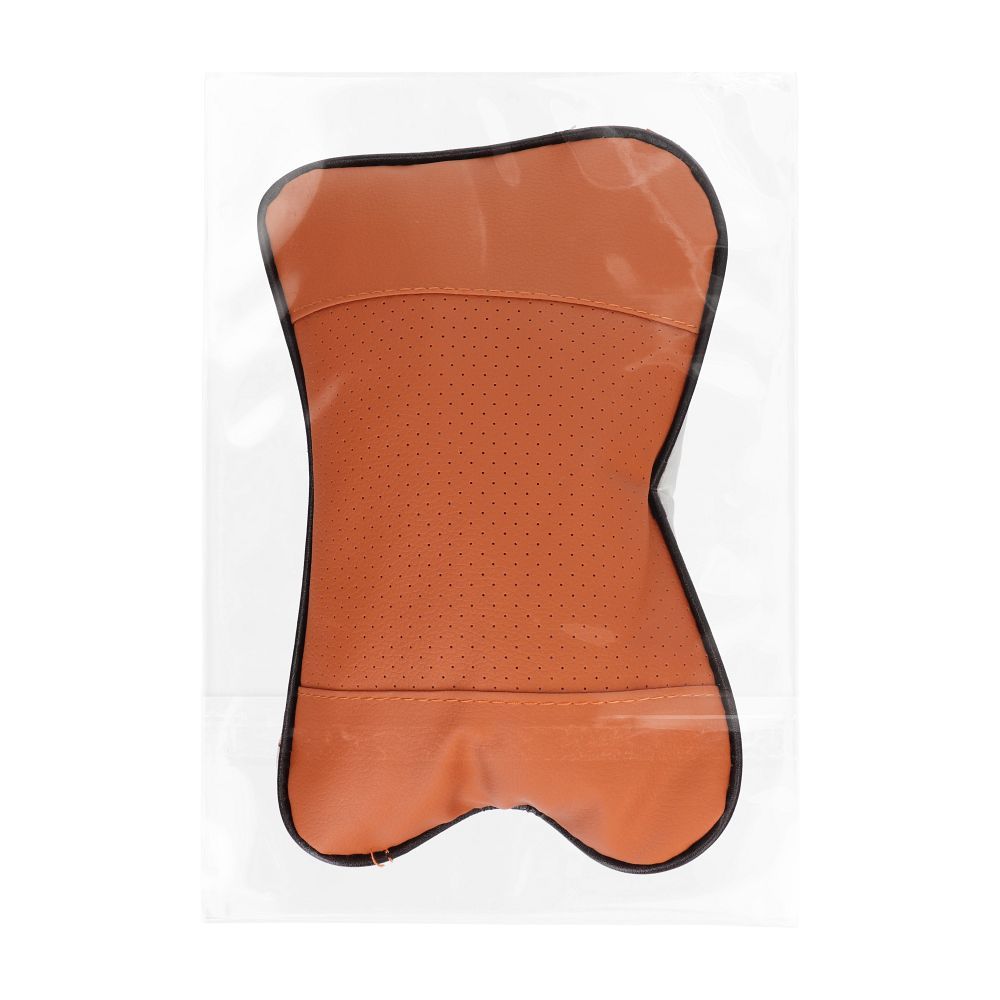 Poduszka na zagłówek do samochodu brązowa