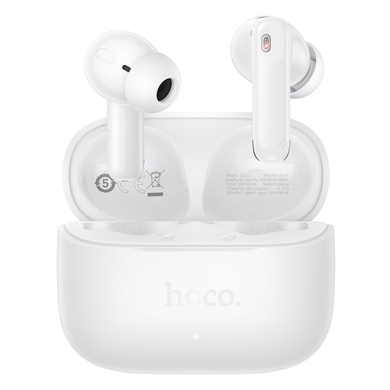 Hoco TWS EQ30 white wireless earphones