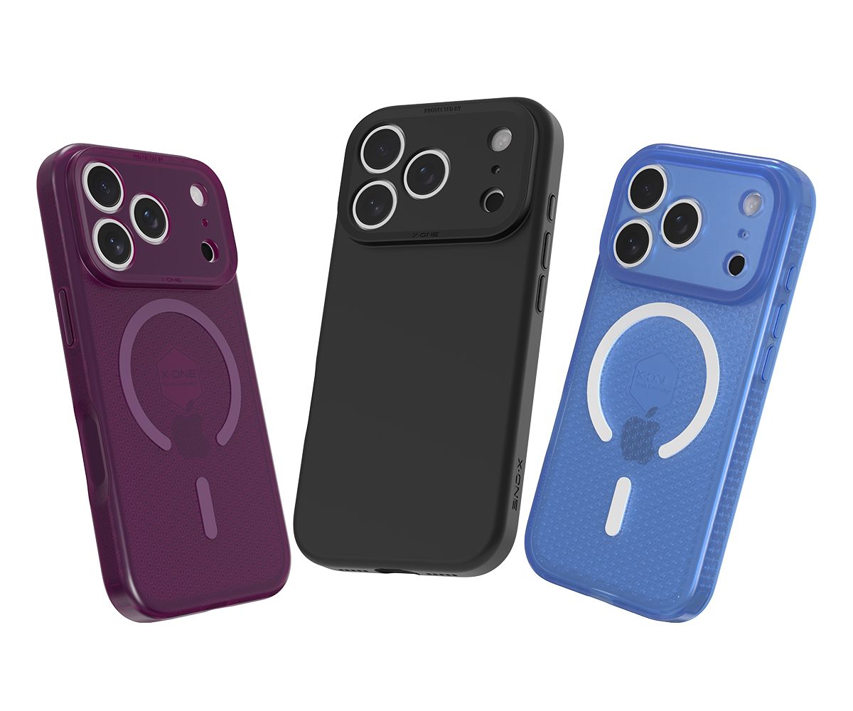 X-ONE Dropguard 3S Shock Dominator compatible with MagSafe for iPhone 18 Pro / 17 Pro dark cherry