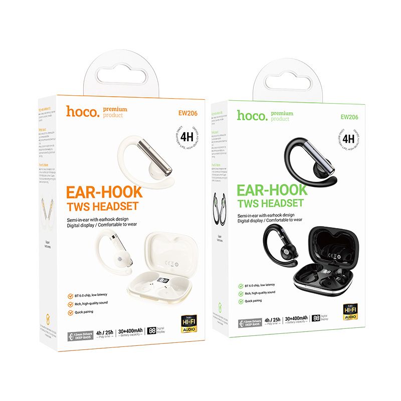 Wireless earphones Hoco TWS EW206 black