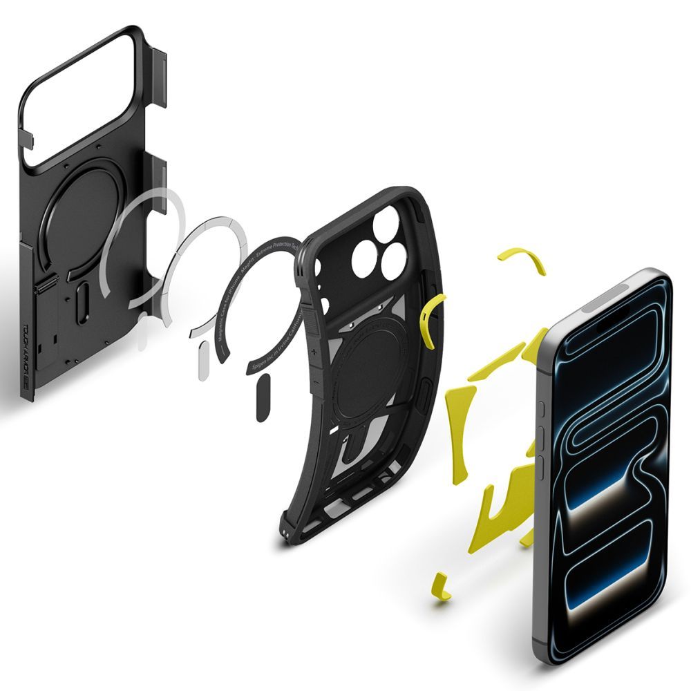 SPIGEN case TOUGH ARMOR T compatible with MagSafe for IPHONE 18 Pro / 17 Pro black