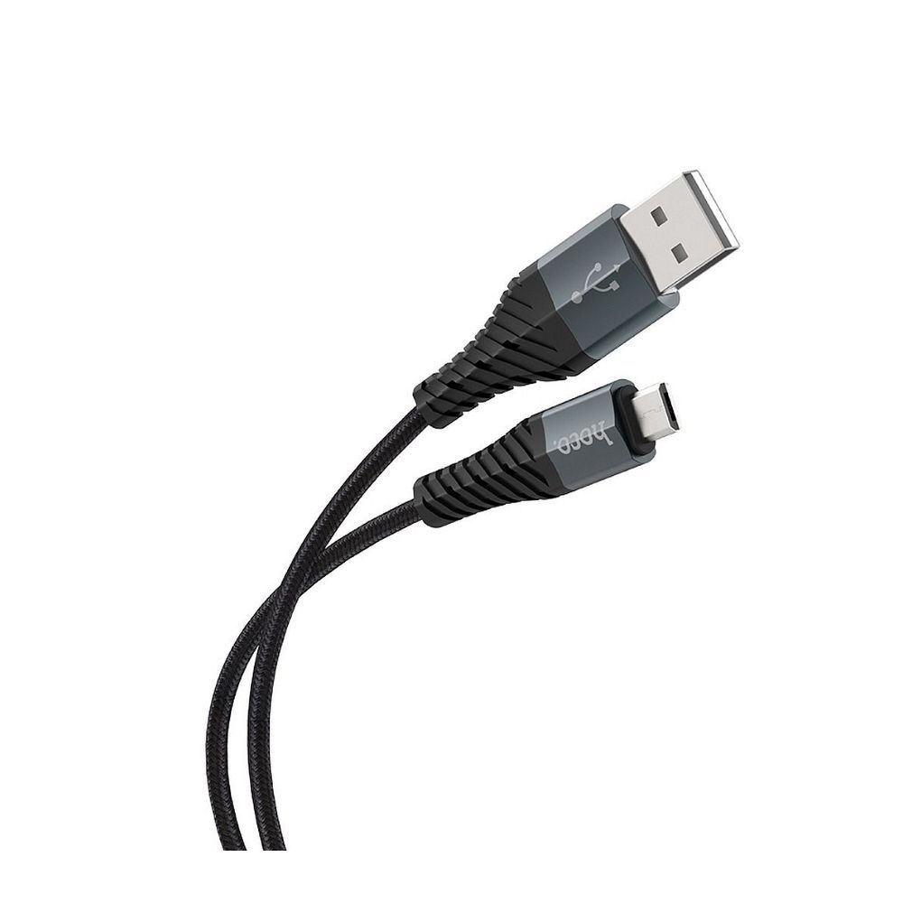 HOCO COOL charging data cable for Micro X38 1 metr black