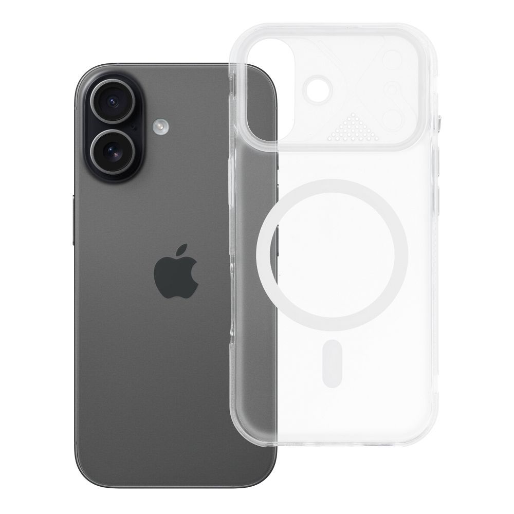 Case for iPhone 17 Aurora compatible with MagSafe white