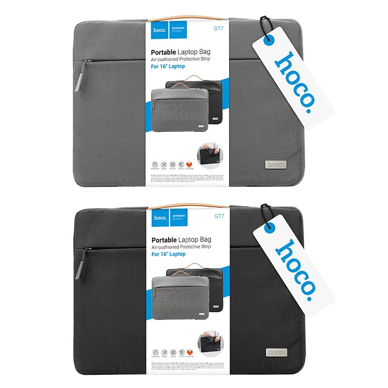Torba na laptopa 14" Hoco GT7 szara