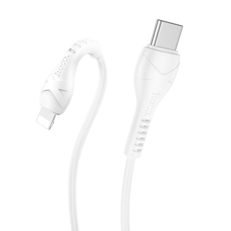 Kabel USB C do Lightning Hoco PD 27W 1 m X37 biały