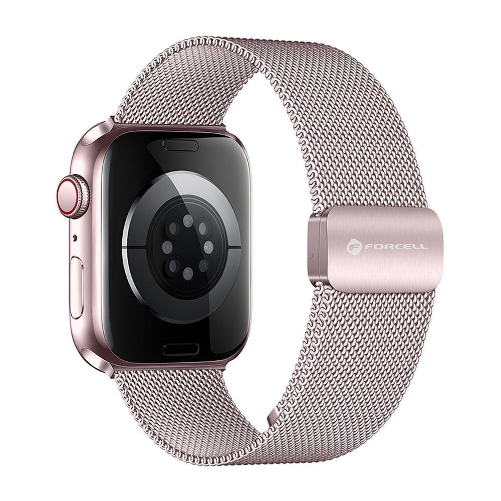 Strap to Apple Watch Forcell F-Design FA14 magnetic steel 38 / 40 / 41 mm pink