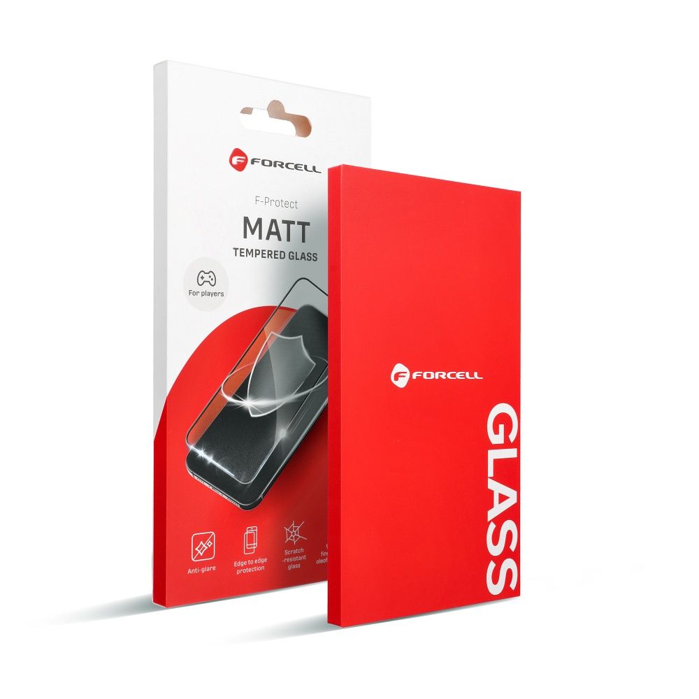 Szkło hartowane do iPhone 14 PRO Forcell Matt Glass czarne