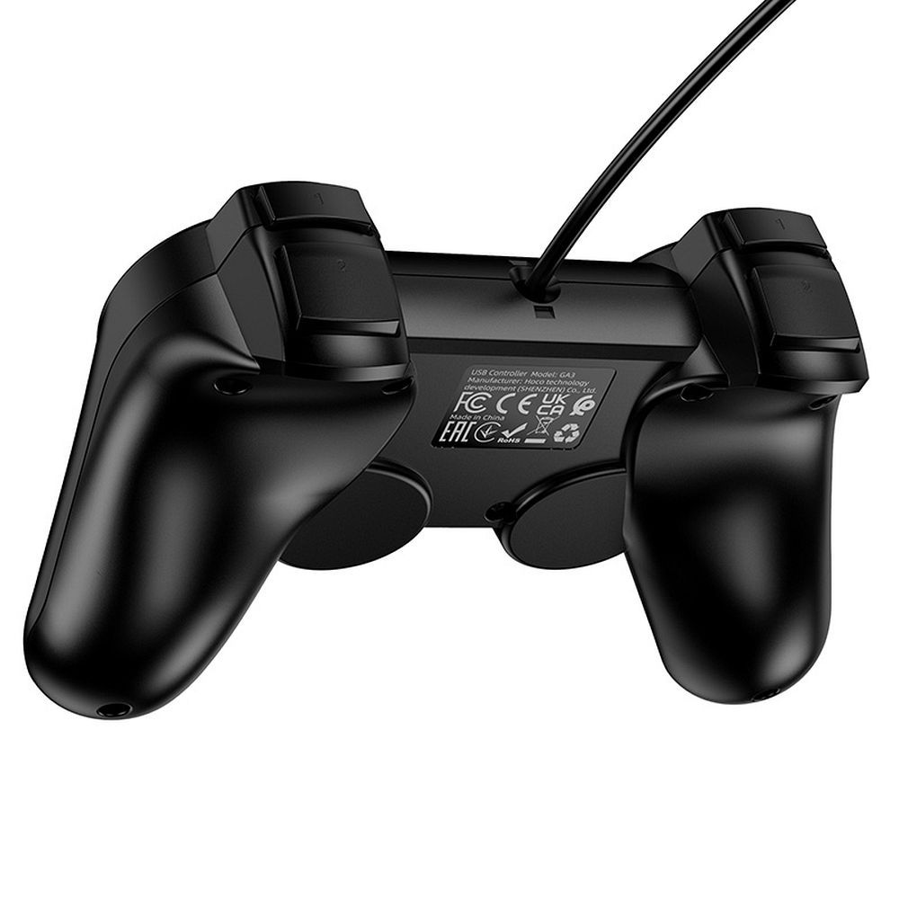Wire gamepad Hoco for PC Fast Link GA3 black